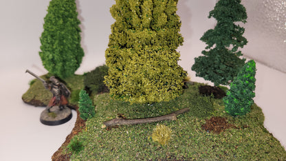 15-Piece Modular Pine Forest Terrain Set – 28mm Wargaming Scenery