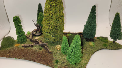 15-Piece Modular Pine Forest Terrain Set – 28mm Wargaming Scenery