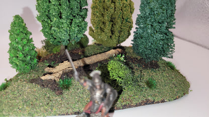 15-Piece Modular Pine Forest Terrain Set – 28mm Wargaming Scenery
