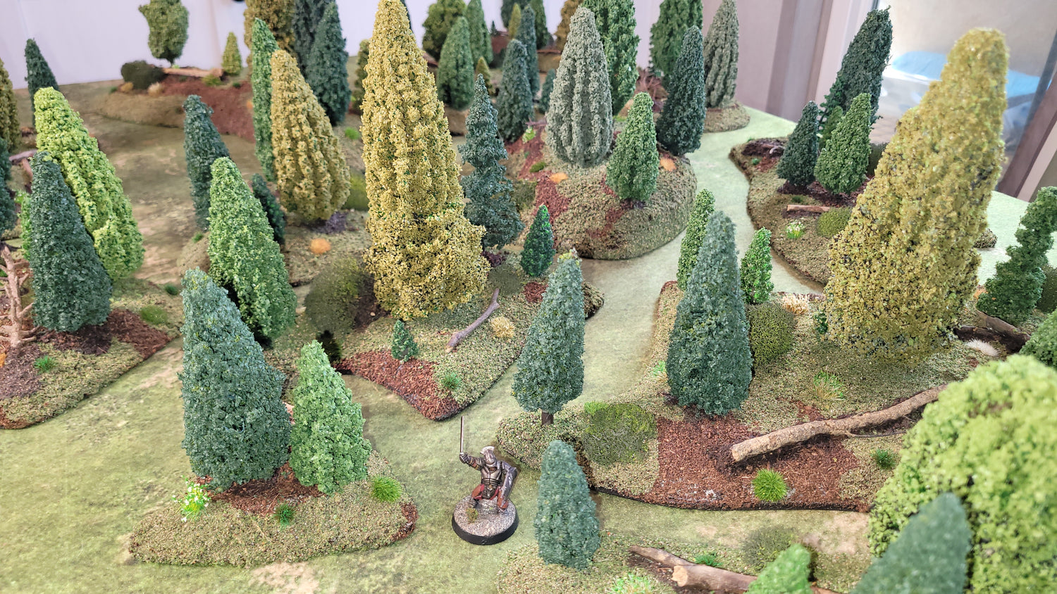 15-Piece Modular Pine Forest Terrain Set – 28mm Wargaming Scenery
