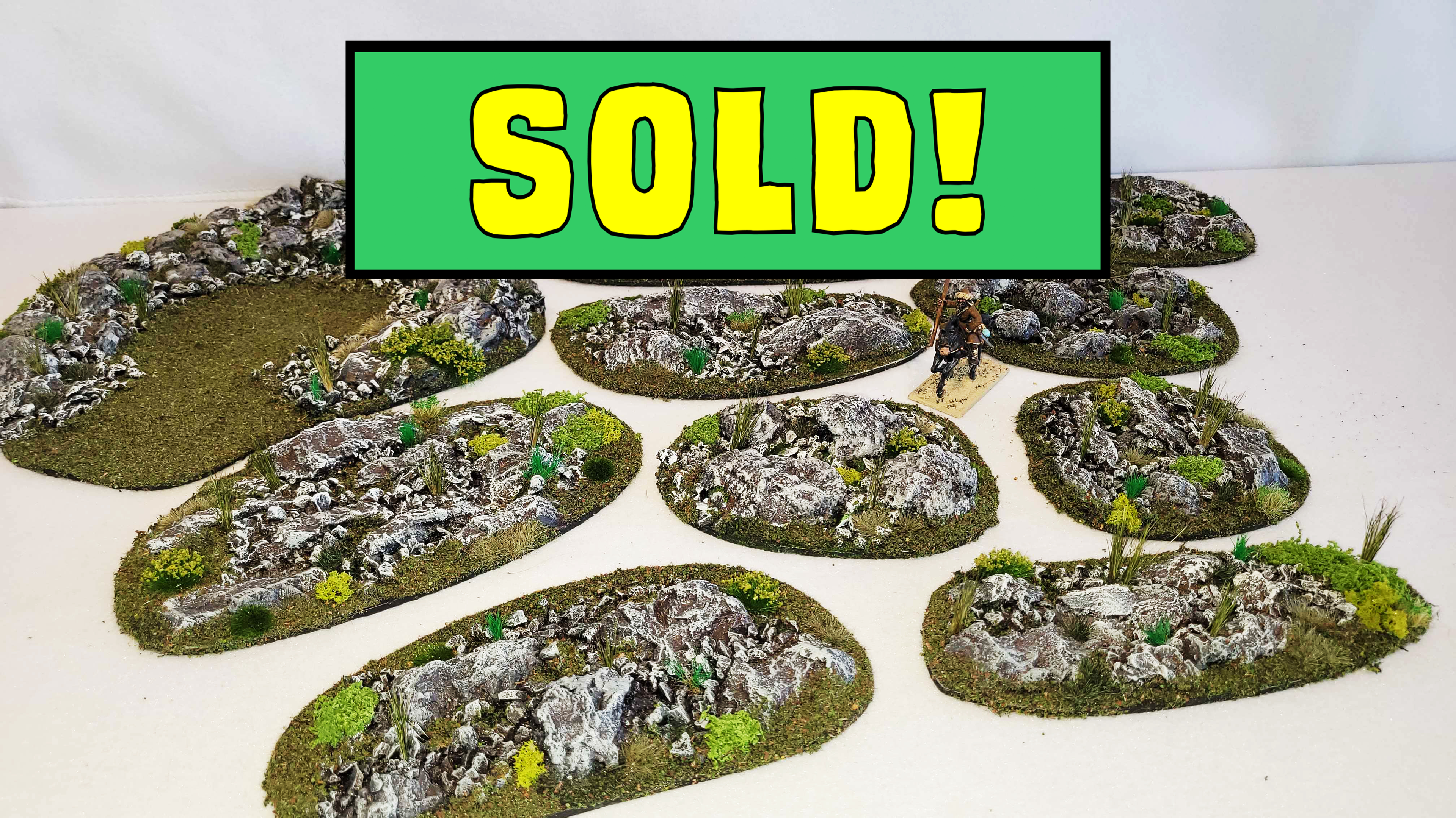 Rocky Scrubland Scatter Terrain Set – 10 Pieces