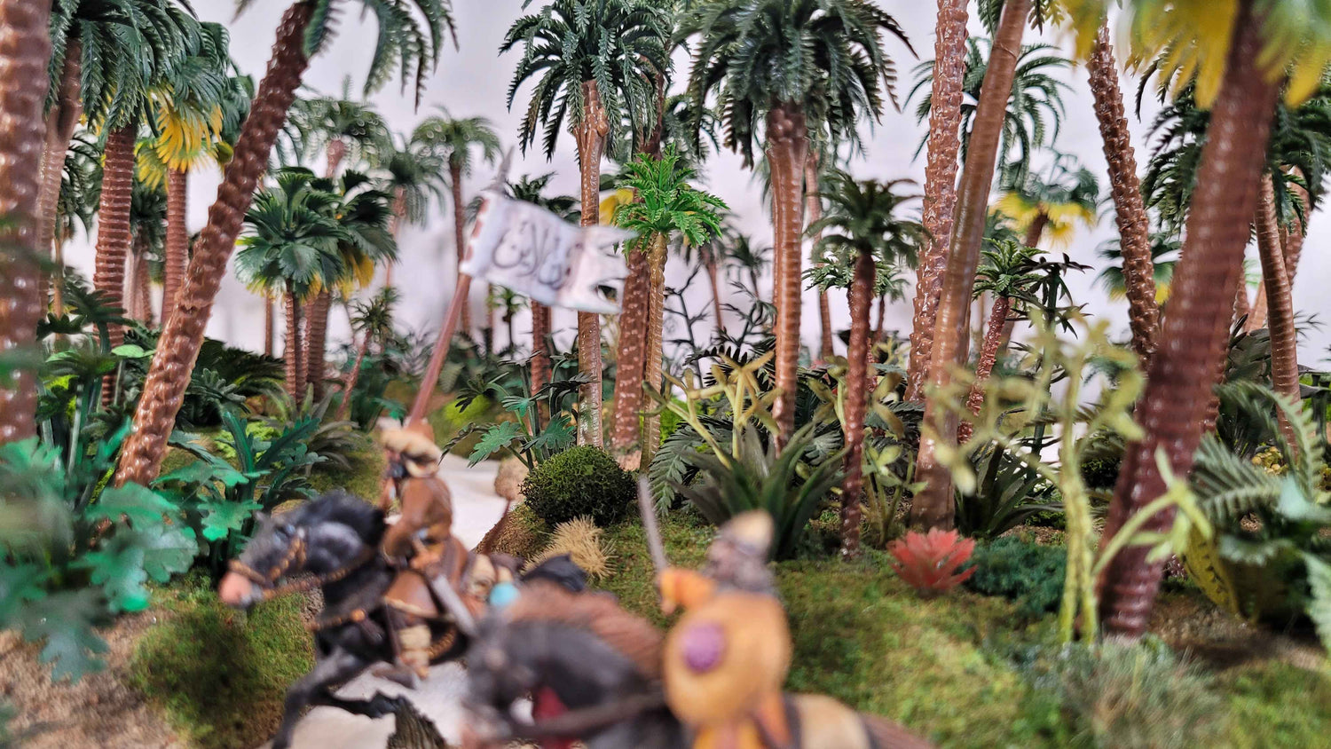 Mega Jungle Set - 25 Premium 28mm Terrain Pieces + 20 Bases + Matching Flock | Ready-to-Play Tropical Battlefield