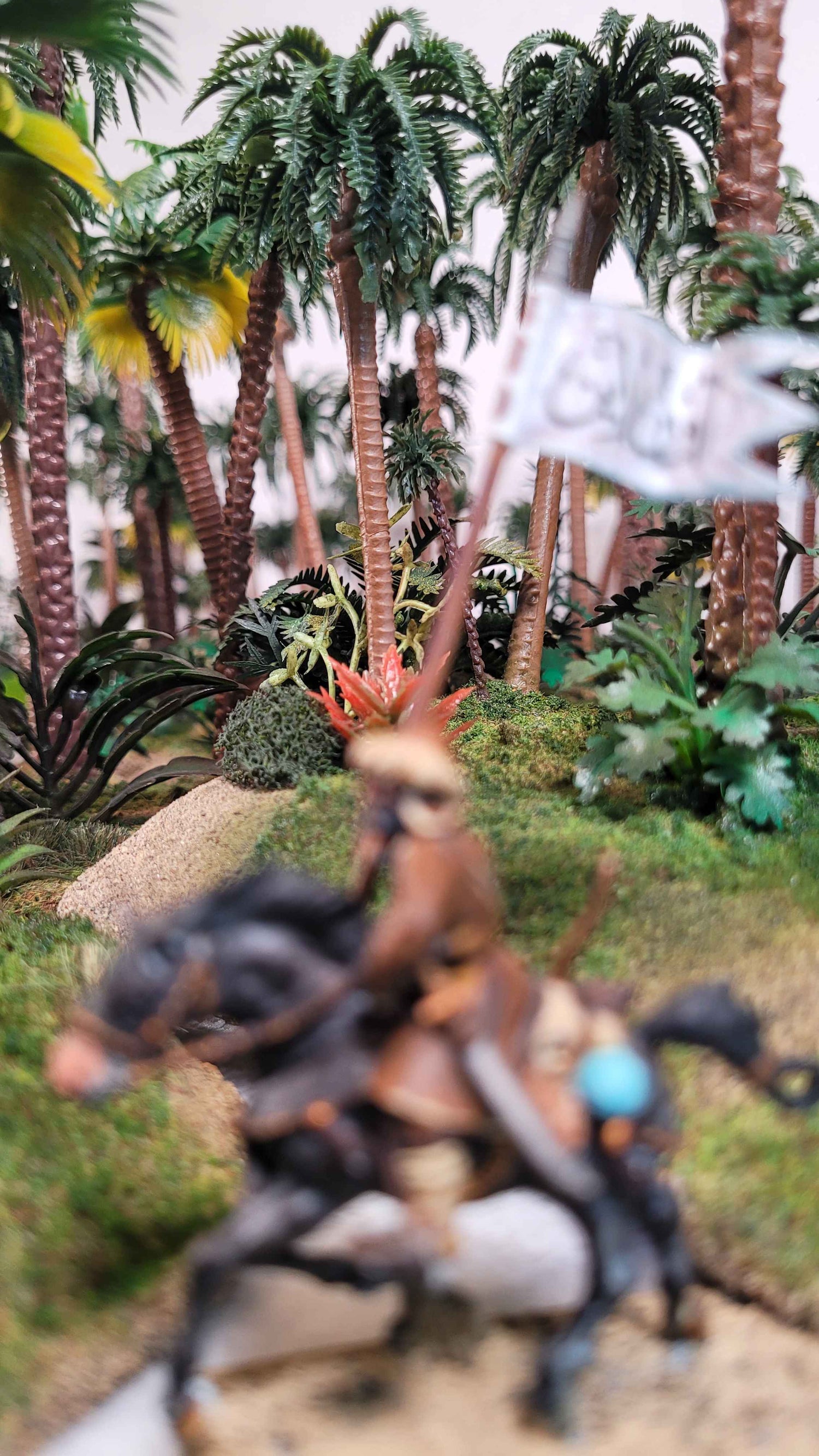 Mega Jungle Set - 25 Premium 28mm Terrain Pieces + 20 Bases + Matching Flock | Ready-to-Play Tropical Battlefield