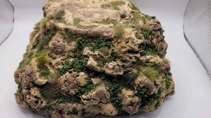11-Piece Desert Rock &amp; Hill Terrain Set | 28mm Wargaming | Painted &amp; Flocked | Ready to Play
