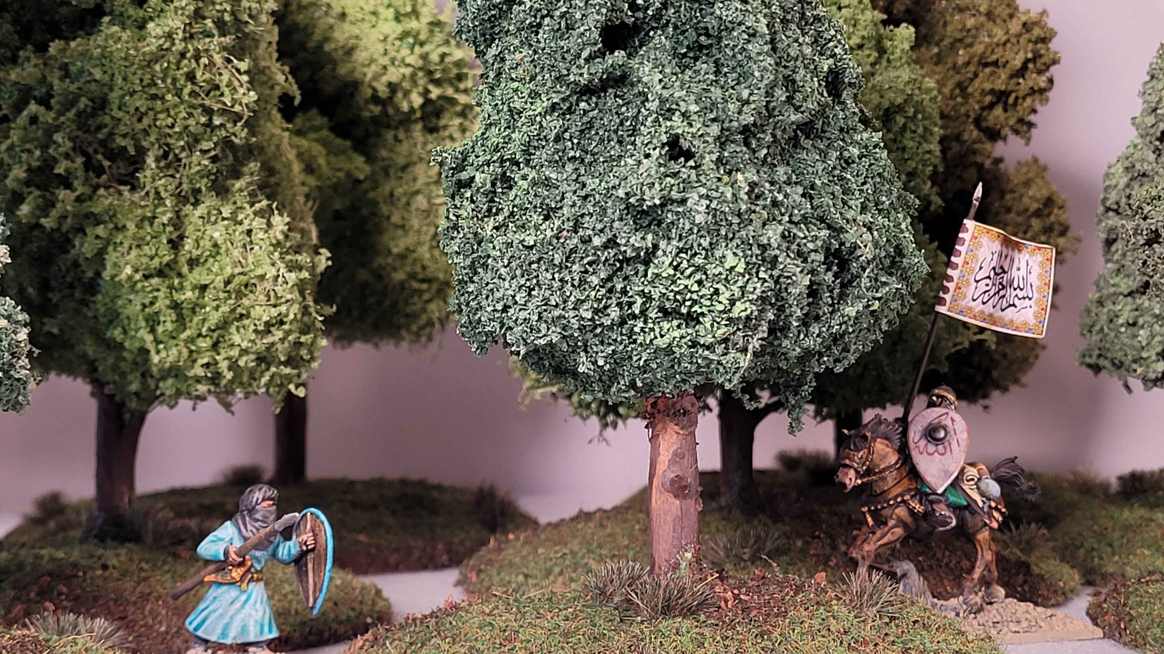 12 Woodland Tree Set | Hand-Made MDF Bases | Tabletop Wargaming Forest Scatter