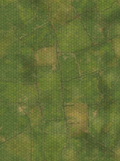 Agri-World Hex Battle Mat — FeltPro™ Cloth
