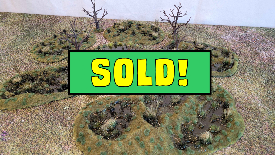 The Black Fen — Handmade Bog &amp; Mire Terrain Set