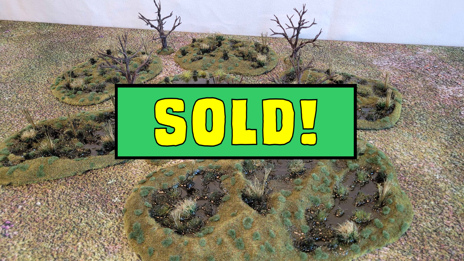The Black Fen — Handmade Bog &amp; Mire Terrain Set