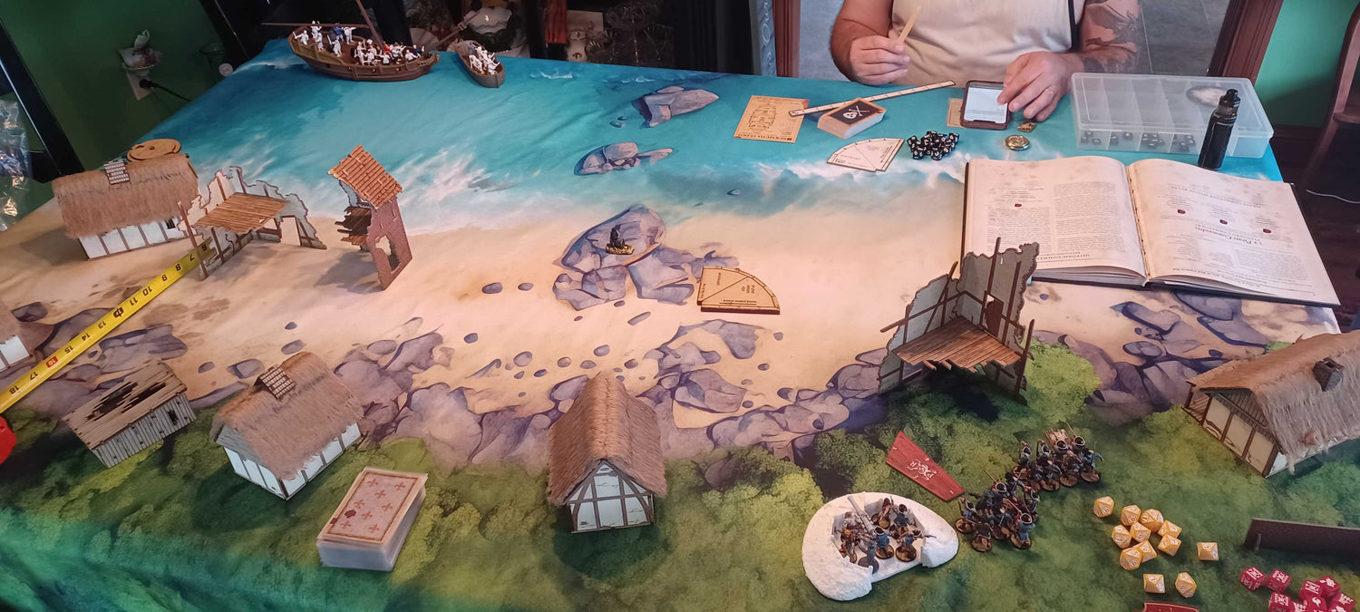 FeltPro™ Rocky Beach Wargame Mat