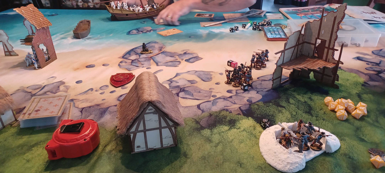 FeltPro™ Rocky Beach Wargame Mat