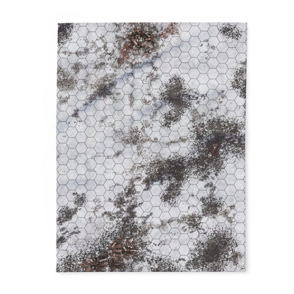 Snowy Wastes FeltPro™ Battle Mat for Battletech
