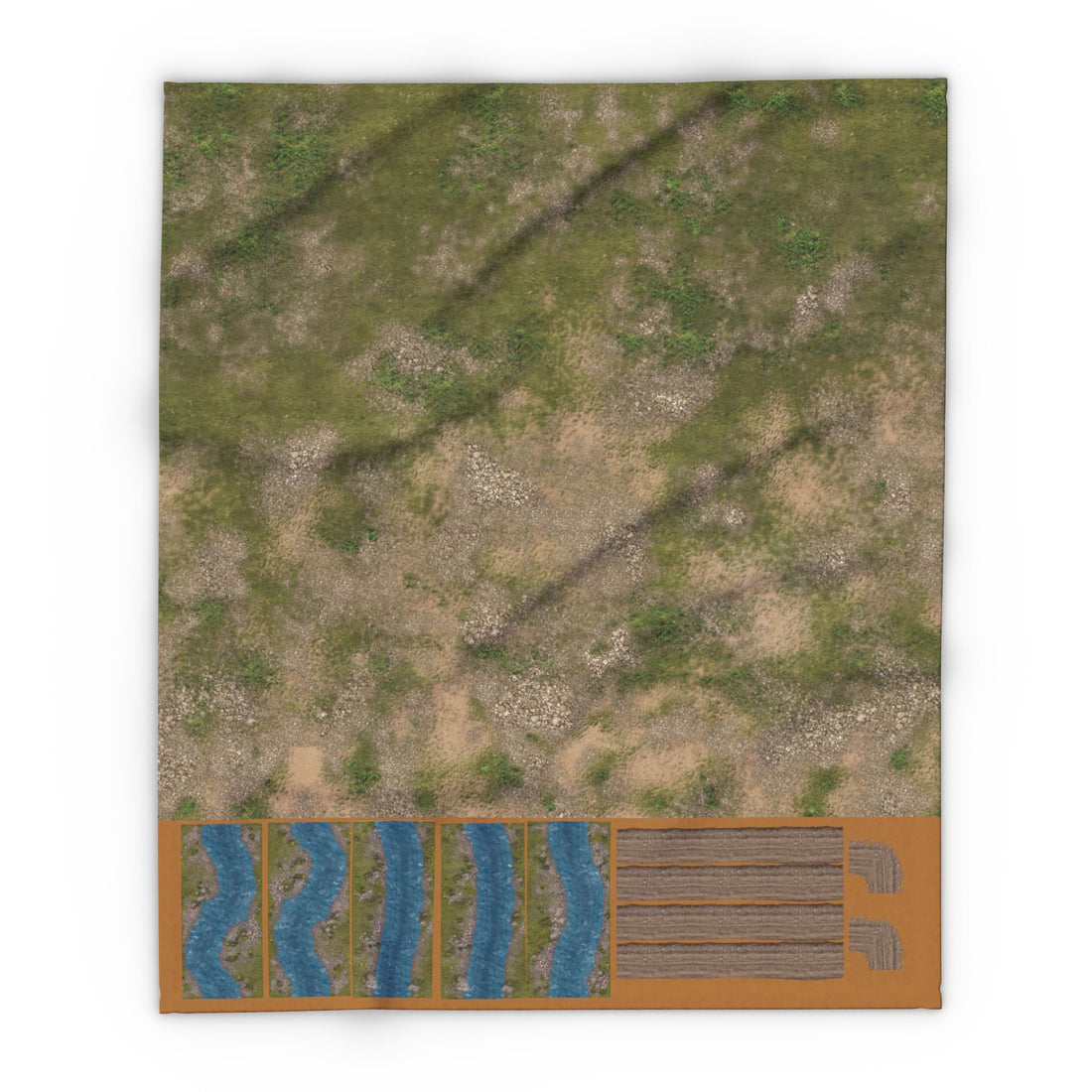 Frontier Riverlands FeltPro™ 4ft x 4ft Combo Battle Mat