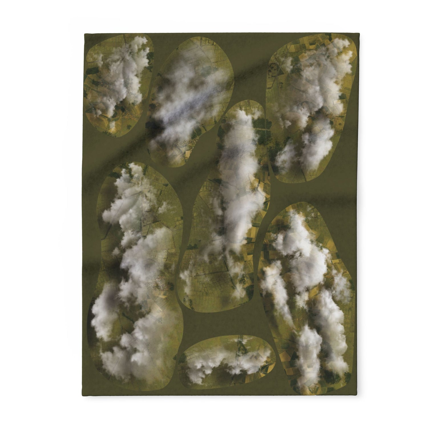 FeltPro™ Cut &amp; Play Clouds (For Ten Thousand Feet Mat) — Aerial Combat Terrain | Air Wargame Cloud Markers
