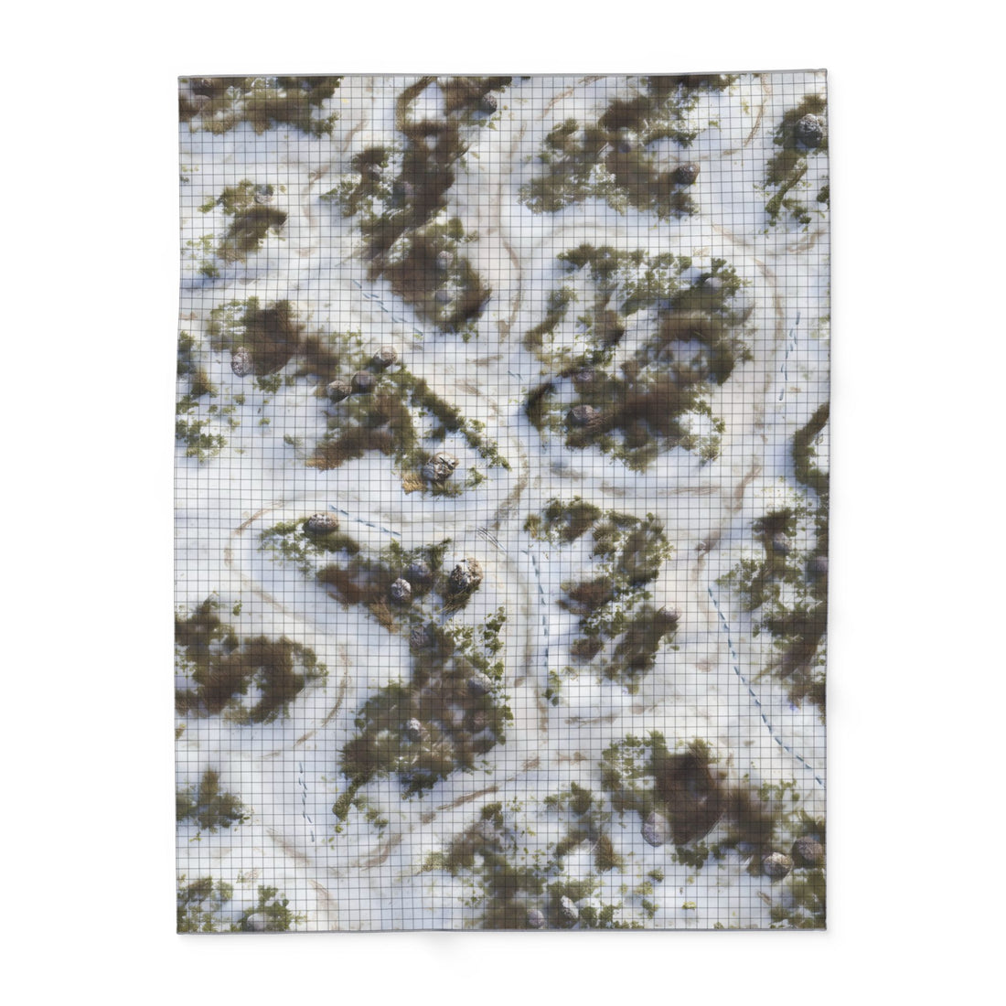 Snow Field FeltPro™ RPG Battle Mat | Battlematbazaar