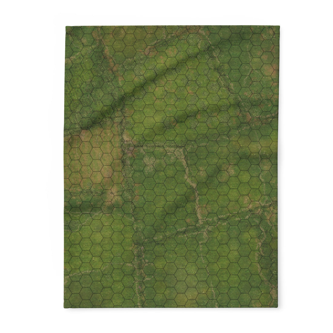 Rolling Fields Battletech (Big Hex 1.75 Flat to Flat) - FeltPro Cloth Battle Mat