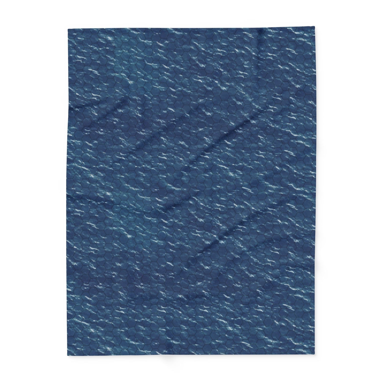 Dark Waters Battle Mat (w/ Big Hex 2" Flat to Flat) - FeltPro Cloth | Battlematbazaar