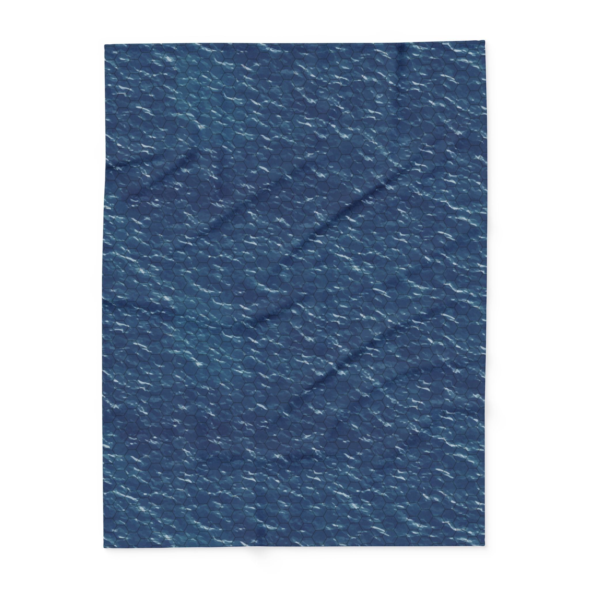 Dark Waters Battle Mat (w/ Big Hex 2" Flat to Flat) - FeltPro Cloth | Battlematbazaar