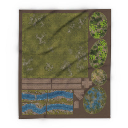 FeltPro™ One-Sheet Battlefield 50"x60" Cut &amp; Play Mat (3&