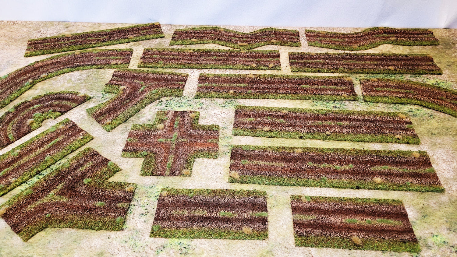 28mm Hand Made Dirt Road Set 12ft+!