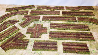 28mm Hand Made Dirt Road Set 12ft+!