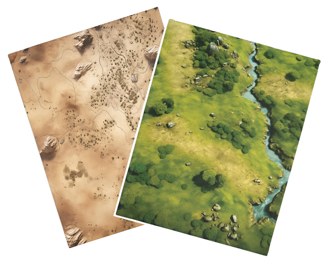 Wargaming Battle Mat Double Sided &