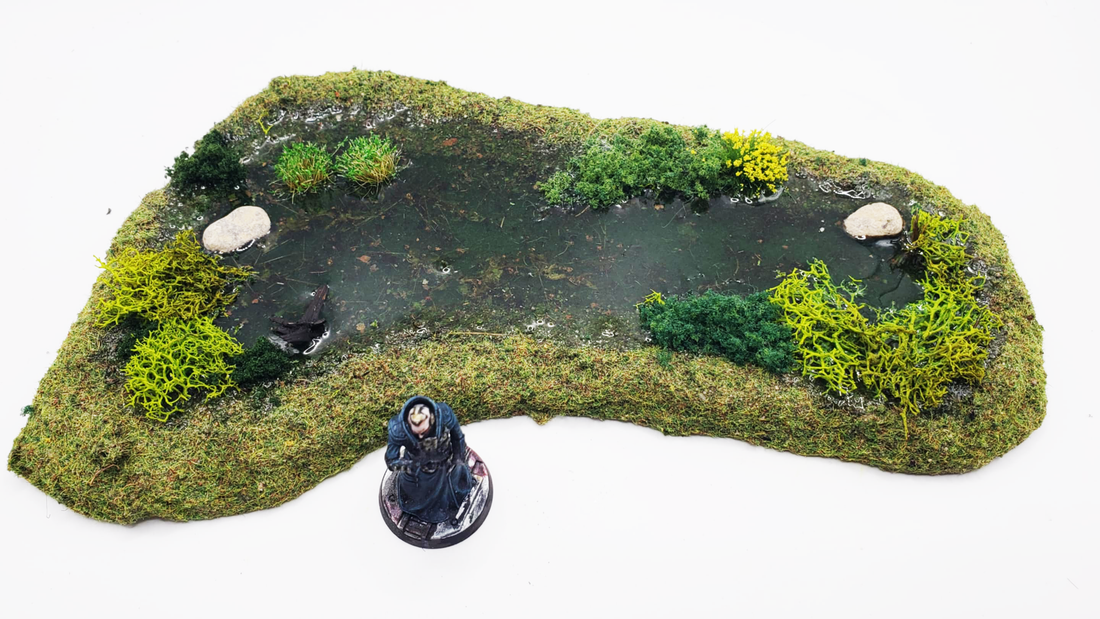 28mm Shallow Marsh  — Hand- Made Water Feature 