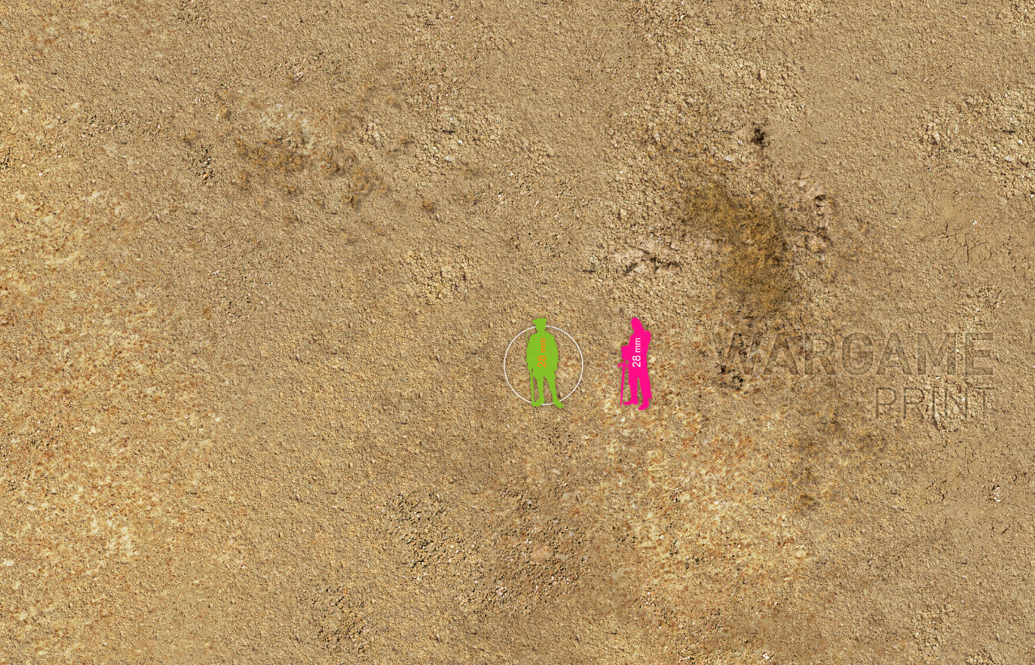 FeltPro™ Desert Wastes — Arid Terrain Wargame Mat | 6mm to 32mm
