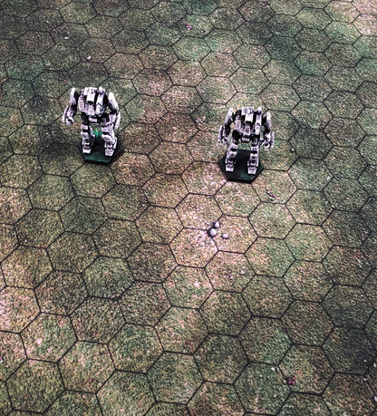 Grasslands Hex Battle Mat — FeltPro™ Cloth