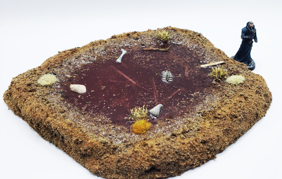 28mm Murky Pond / Bog — Hand-Made Water Feature 