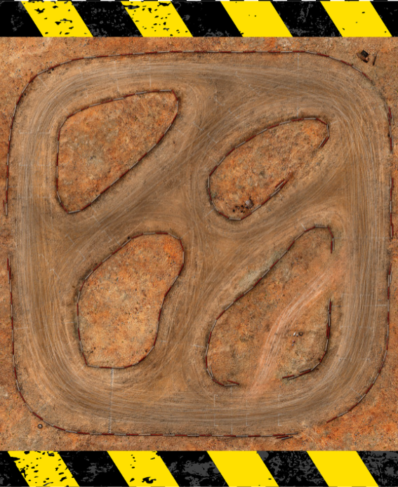 FeltPro™ Gaslands Track Game Mat