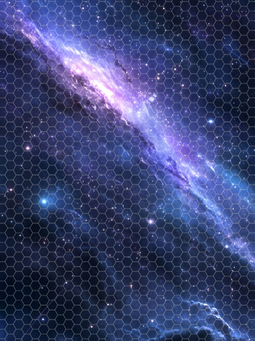 FeltPro™ Glittering C-Beams Wargame Mat (2" Hex)