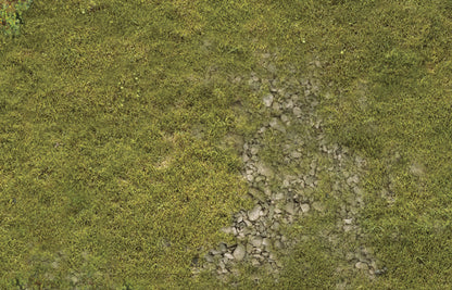FeltPro™ Broken Moor — Grass Wargame Mat | 6mm to 32mm