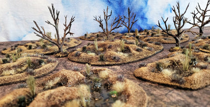 Driedwater Marsh — Handmade Wargaming Terrain Set