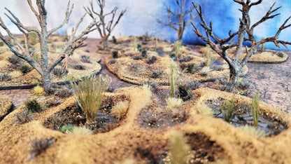 Driedwater Marsh — Handmade Wargaming Terrain Set