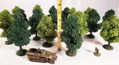 Handmade Medium Wargaming Tree (5"–6") — Individually Based, Ready to Play | 28mm Scale (Copy)