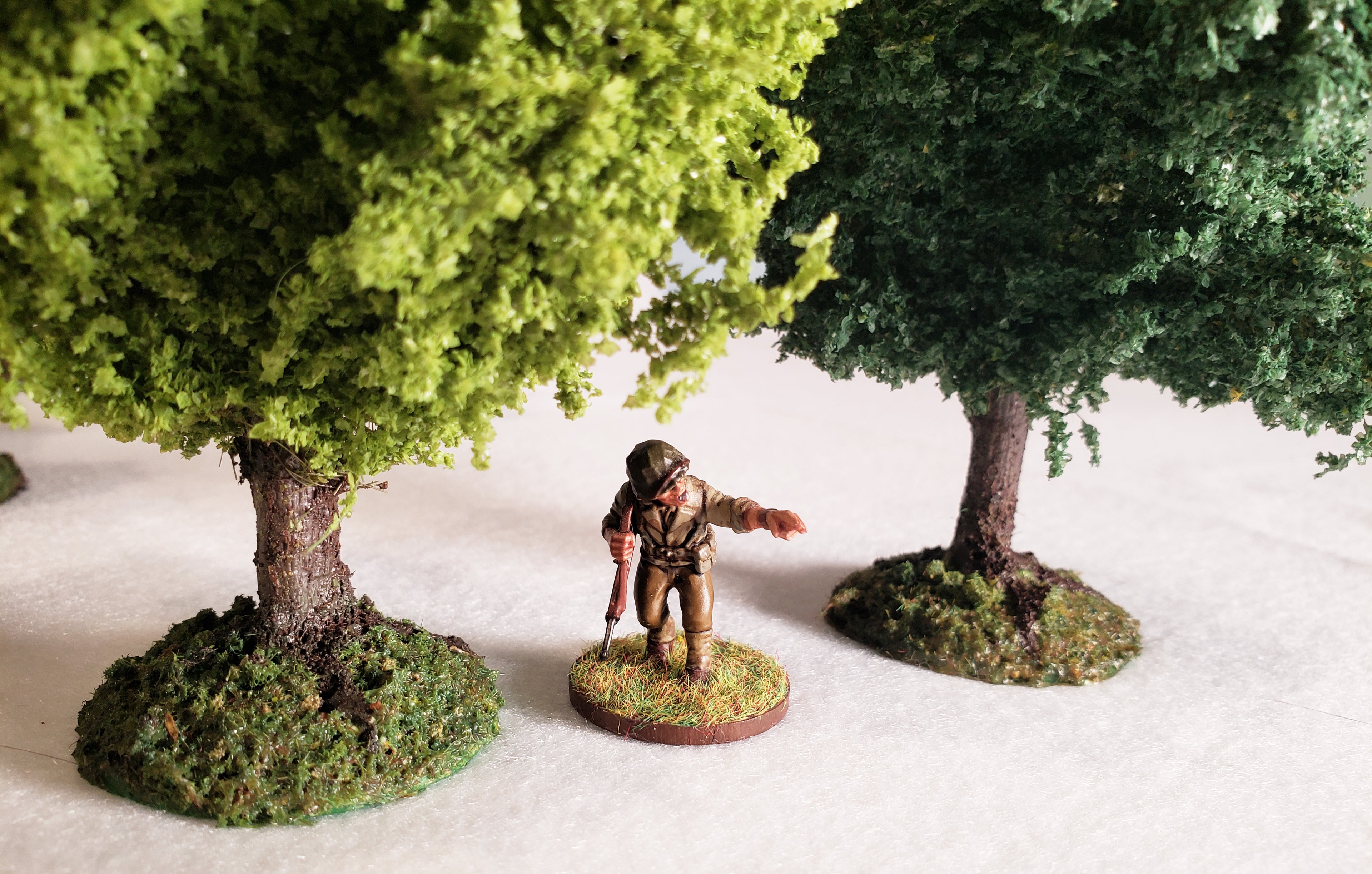 Handmade Medium Wargaming Tree (5"–6") — Individually Based, Ready to Play | 28mm Scale (Copy)