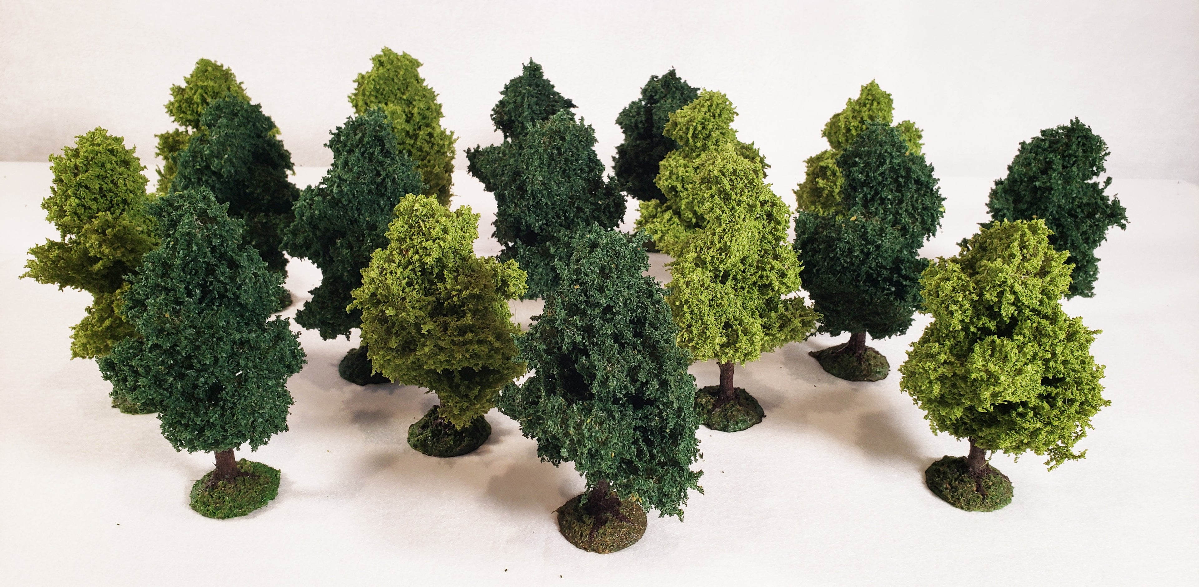 Handmade Medium Wargaming Tree (5"–6") — Individually Based, Ready to Play | 15/28mm Scale