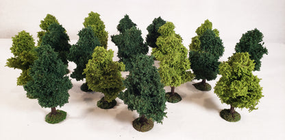 Handmade Medium Wargaming Tree (5"–6") — Individually Based, Ready to Play | 15/28mm Scale