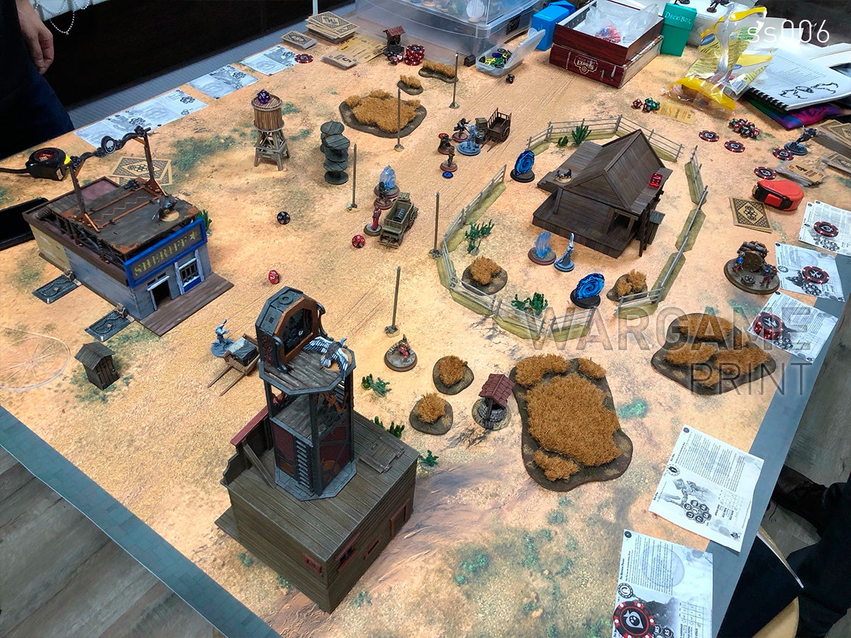 FeltPro™ The Long Trail — Old West Wargame Mat | Frontier &amp; Desert