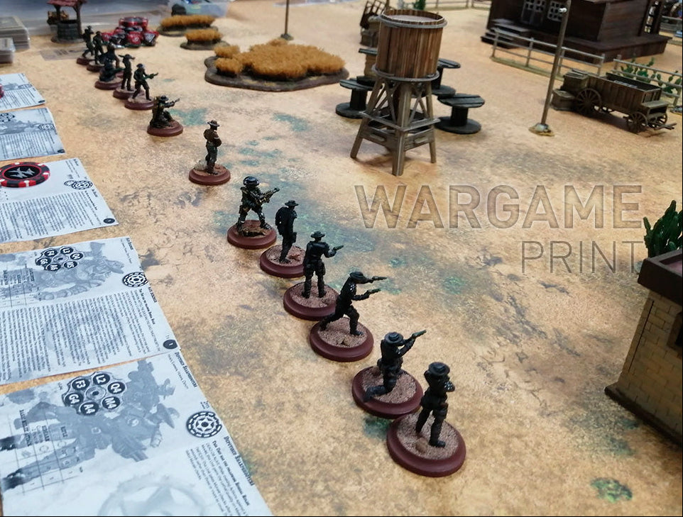 FeltPro™ The Long Trail — Old West Wargame Mat | Frontier &amp; Desert
