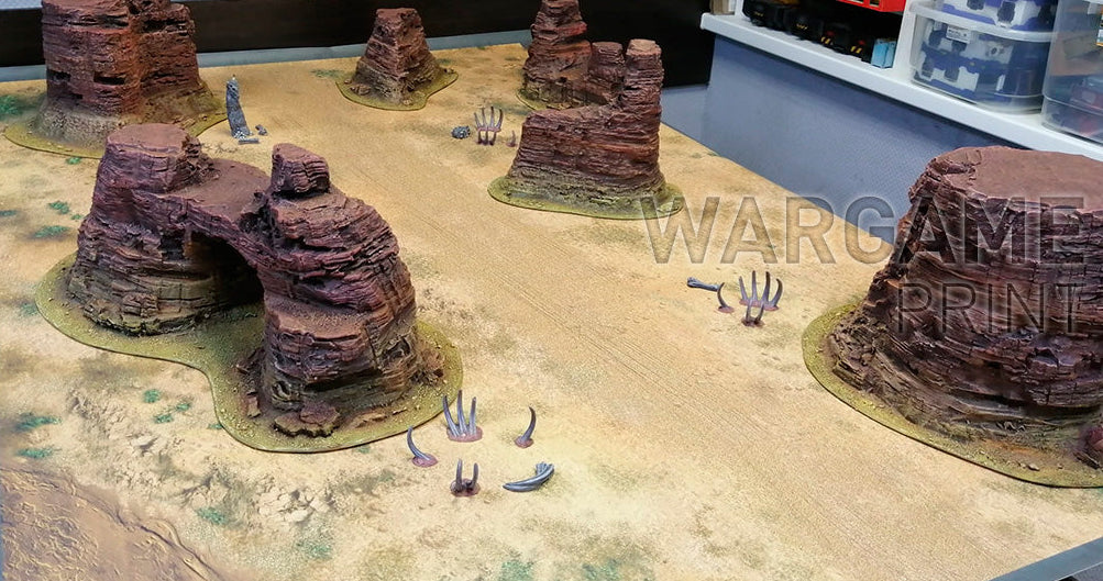 FeltPro™ The Long Trail — Old West Wargame Mat | Frontier &amp; Desert
