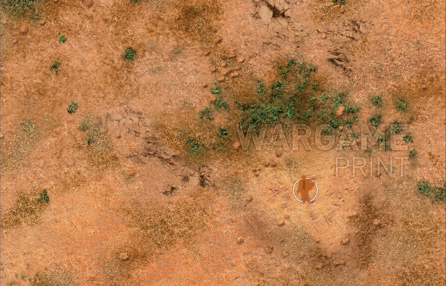 FeltPro™ The Long Trail — Old West Wargame Mat | Frontier &amp; Desert