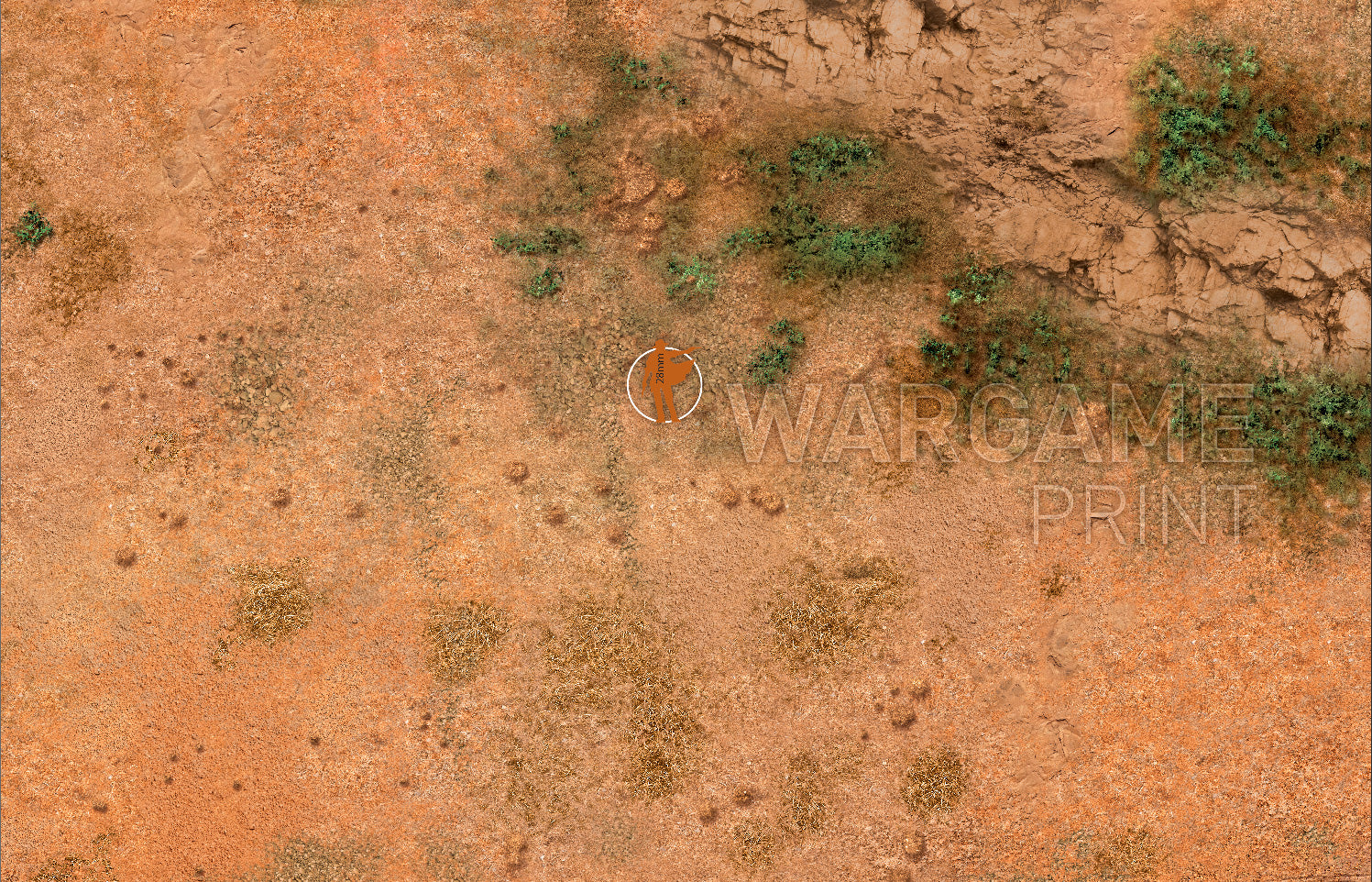 FeltPro™ The Long Trail — Old West Wargame Mat | Frontier &amp; Desert