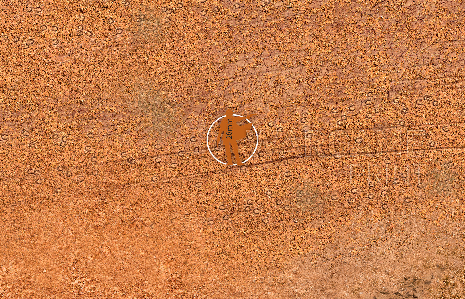 FeltPro™ The Long Trail — Old West Wargame Mat | Frontier &amp; Desert