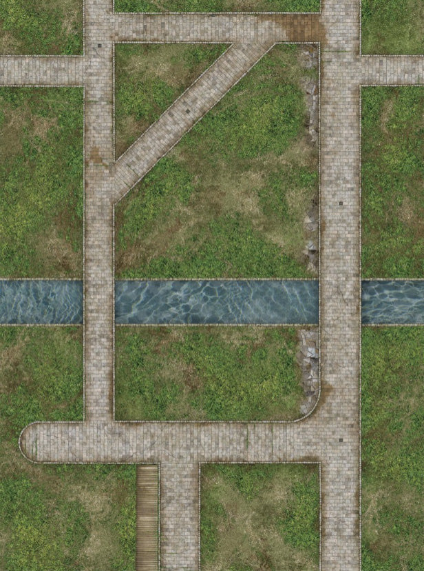 FeltPro™ The Village Wargame Mat